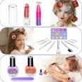 thumbnail image 3 of Kids Washable Makeup Girls Toys - Girls Makeup Kit For Kids Make Up Set Real -gt, 3 of 4