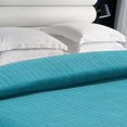 thumbnail image 2 of White Classic Luxury Thermal Blankets, Waffle Blanket Weave Design, Lightweight Blanket, Teal Cotton Thermal Blanket Queen Size, Breathable Blanket Queen, Teal, 2 of 8