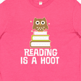 thumbnail image 4 of Inktastic Reading Is A Hoot Librarian Gift Youth T-Shirt, 4 of 5