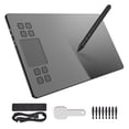 thumbnail image 4 of VEIKK A50 Graphics Tablet 10x6 Inch 5080LPI Electromagnetic Digitizer Black, 4 of 6