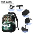 thumbnail image 5 of 17 In Wres-Tler W-W,E Backpack with Front Pocket Large Capacity Travel Bookbag Travel Laptop Bag for Men Women, 5 of 8
