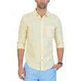 thumbnail image 1 of Nautica Chambray - Camisa con botones para hombre, color amarillo, grande, 1 of 1
