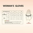 thumbnail image 4 of Women Leather Gloves Driving Ladies TouchScreen Gloves Ruched, 4 of 6