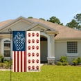 thumbnail image 2 of Amhnf American Flag Paw Print Garden Flag For Home Outdoor Garden Yard Decor 12x18 inch, 2 of 5