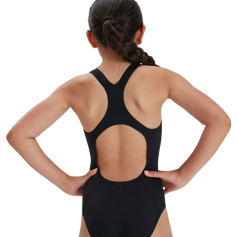 Speedo Girls Medalist Eco Endurance+ One Piece Bathing Suit