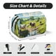 thumbnail image 5 of Disketp Countryside Farm Cow Estuche de Lápices de Doble Capa con Tapa Abatible y Cremallera, Organizador Escolar para Adolescentes y Adultos, 5 of 7