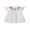 White, variant on BemeyourBBs Kids Toddler Baby Girls 4th of July Dress Outfit Patriot Fourth of July Independence Day Clothes Flag Embroidery Dot Plaid Print Short Sleeve Dress Toddler Girl Summer Outfit