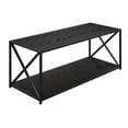 thumbnail image 1 of Convenience Concepts Tucson Coffee Table in Black Wood Finish and Metal Frame, 1 of 3