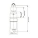 thumbnail image 4 of Riwesomey Pernos de tapón de resorte para lavabo, válvula de rebote, baño, inodoro, lavabo, piezas de repuesto, accesorios de Hardware Artesanía, 4 of 5