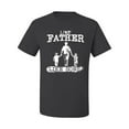 thumbnail image 2 of Wild Bobby,Like Father Like Sons Boy Dad Daddys Boy Gift, Father's Day, Men Graphic Tees, Charcoal, 2XL, 2 of 3