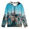 thumbnail image 3 of Stray Kids Zip Up Hoodie Pullover Hooded Long Sleeve Sweatshirts Tops Blouse with Pocket for Mens Womens, 3 of 8