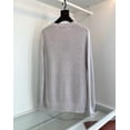 thumbnail image 4 of Suéter de punto de cuello redondo nuevo de otoño e invierno para hombre, suéter de mezcla de lana lp, suéter casual de manga larga para hombre, 4 of 5