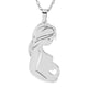 thumbnail image 2 of Fiudx Collar de Corazón, Regal Romántico para Padres E Hijos, Colgante de Acero Inoxidable Hipoalergénico, Especial para El Día de La Madre, Ideal para Cumpleaños y Aniversarios, Accesorio de Moda pa, 2 of 7