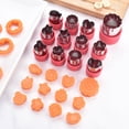 thumbnail image 4 of Unatoiry 12pcs Baking Mould Biscuit Mold Reusable Sculpture Tools with Plastic Shell Green 1Set, 4 of 6