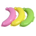 thumbnail image 1 of 3 PCS Banana Box Protector Banana Box Plastic Storage Box for Banana Box Fruit Protection Case Banana Boxes for Plastic Banana Holder Carrier Travel 3 Colors Yellow Green Pink, 1 of 5