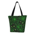 thumbnail image 2 of Kdxio Green Bright Web with Spiders Women Reusable Grocery Bags Foldable Ripstop,Reusable Shopping Bags for Shopping,Gym,Gift, 2 of 7