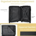 thumbnail image 7 of Lightweight 20-Inch Hardshell Luggage with Durable ABS and Double Spinner Wheels for Travel, 7 of 7
