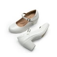 thumbnail image 4 of Dream Pairs Womens Low Block Heel Mary Janes Pump Shoes Arch Support Round Toe Slip On Dress Work Wedding Shoes, 4 of 8