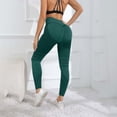 thumbnail image 4 of Butt Lifting Leggings for Women, Comdrip Thick High Waist Yoga Pants with Workout Running Yoga Leggings for Women Womens Leggings Blackish Green L, 4 of 9