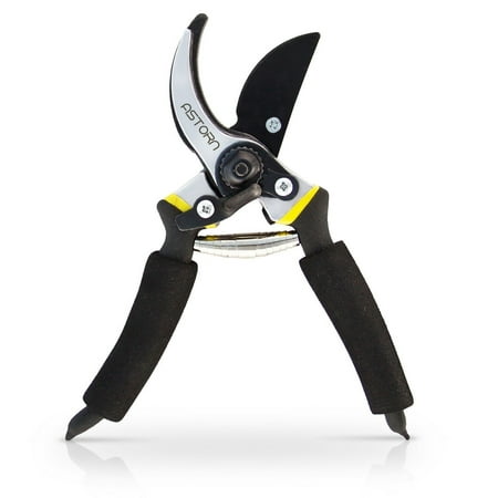 Heavy Duty Pruning Shears Bypass Pruning Shears For Garden Maintenance | Branch Clippers & Rose Pruning Shears | Hand Pruners with Ergonomic Handles, Shock-Absorbent Spring & Safety Lock | Gardening Scissors Set by Astorn ()