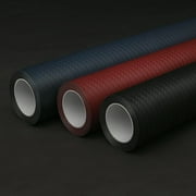 RockRose 3D Carbon Fiber Vinyl Wrap Black 1FT x 5FT