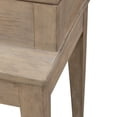 thumbnail image 6 of Liberty Furniture Brentwood Console Bar Table with AC, USB Charging Station - Sandstone Oak Wood, 6 of 10