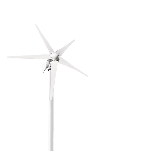 Éolienne 800W 12/24V Conversion Automatique de Fréquence Étanche pour Maison, Faible Vitesse