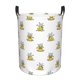 thumbnail image 1 of Balery Rubber Duck Showe Cesta de ropa redonda con asas, impermeable, independiente, para ropa, juguetes, dormitorio y familia-Small, 1 of 6
