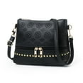 thumbnail image 2 of Women ‘S New Wild Front Zipper Punching Crossbody Messenger Shoulder Bag, 2 of 5