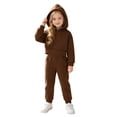 thumbnail image 2 of Angala 2 Piece Outfits For Girls Long Sleeve Hoodie Sweatshirt With Jogger Set Girls Autumn Daily Wear Clothes, 2 of 9