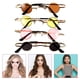 thumbnail image 1 of unbranded 4Ud Gafas De Sol Estilo Hip Hop Para Mujer Con Acabado Y Protección Solar, 1 of 8