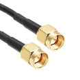 thumbnail image 3 of Unique Bargains RG174 SMA Male to SMA Male RF Coaxial Adapter Connector Copper Cable Extension 6.7 Inch  2pcs, 3 of 4