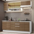 thumbnail image 2 of Cocina Integral Madesa Glamy Con Tarja 240 Cm Marron Madesa Glamy, 2 of 10
