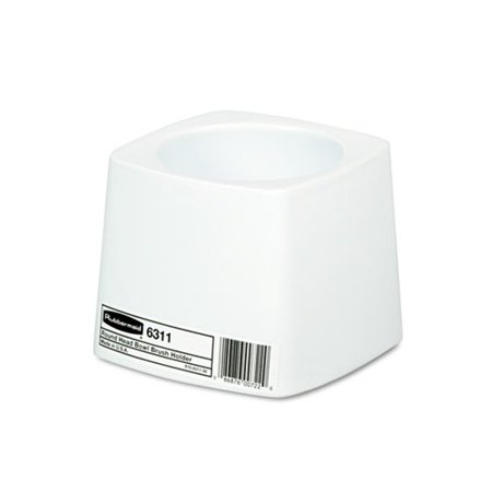 Holder for Toilet Bowl Brush White Plastic