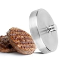 thumbnail image 2 of Trituradora De Hamburguesas, Prensa De Carne Desmontable Resistente A La Corrosión, Accesorio De Cocina Con Mango Cómodo Para Restaurante En Casa, Plateado, 2 of 7