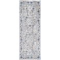 thumbnail image 6 of Hauteloom Irida Living Room, Bedroom Area Rug - Traditional - Light Gray, Royal Denim, Neutral - 7'10" Round, 6 of 12