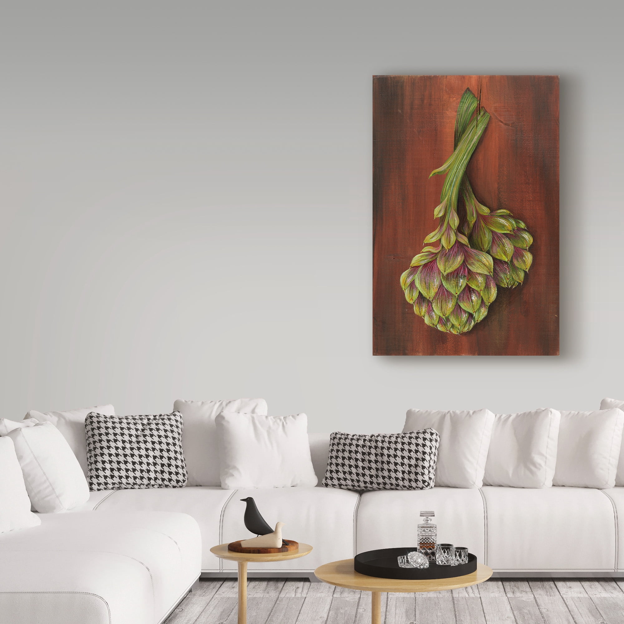 Trademark Fine Art 'Artichoke' Canvas Art by Gigi Begin