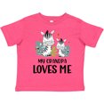 thumbnail image 3 of Inktastic Zebra My Grandpa Loves Me Boys or Girls Toddler T-Shirt, 3 of 5