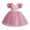 Pink, variant on Mercatoo Toddler Girl Dress Summer Bubble Sleeve Bow Princess Dress Catwalk Performance Dress Girl's Casual Puffy Dresses