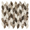 thumbnail image 2 of Channing Elongated Hex 1" x 2.5" Marble Honeycomb Mosaic Wall & Floor Tile, 2 of 8