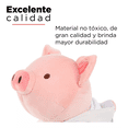 thumbnail image 3 of Peluche Cerdito Sentado Con Capucha De Vaca Rosa Belug  Peluche de Cerdito, 3 of 4