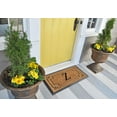 thumbnail image 3 of A1HC- Designer Hand-Crafted Rubber & Coir Decorative Frame Molded Door Mat, Perfect and more functional size 24x36 Inch Monogrammed, 3 of 7
