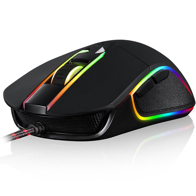 MOTOSPEED V30 Ratón ergonómico programable para juegos 6 botones Soporte Macro