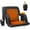 Wide 25''-Heated Massage Seat, variant on Slsy Double Heated Stadium Seat Bleacher Seat with Back & Arm Support, Portable 6 Reclinng Positions Stadium Seating for Bleachers, Bleacher Seats for Sports Events, Outing, Travelling, Hiking