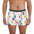 thumbnail image 3 of Lsque Pikmin Pattern Men’s Total Support Pouch Boxer Briefs, X-Temp Cooling, Moisture-Wicking Underwear, Regular, Long-leg and Trunk-Small, 3 of 7