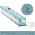 thumbnail image 4 of A&S Mezuzot Modern Shattered Glass Mezuzah CaseDesign Waterproof Home Blessing and Protection Cover (Ocean Blue, 6 Inches), 4 of 5