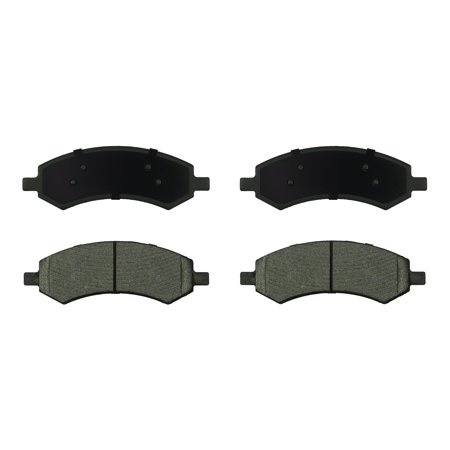 Gridiron Brakes Standard Semi-Metallic Brake Pads Front (4-Pad Set) - ID1084 (Replaces Part# MKD1084)