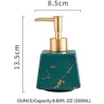 thumbnail image 2 of Dispensadores de jabón duraderos de 9 onzas, dispensadores de jabón de loción para encimera recargables, botella con bomba para baño, fregadero de cocina, 2 of 8