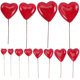 thumbnail image 1 of 24 Pcs Birthday Toppers Cakes Engagement Cupcake Topper Valentines Day Cupcake Toppers Fruits Picks Heart Shaped Cake Picks, 1 of 3