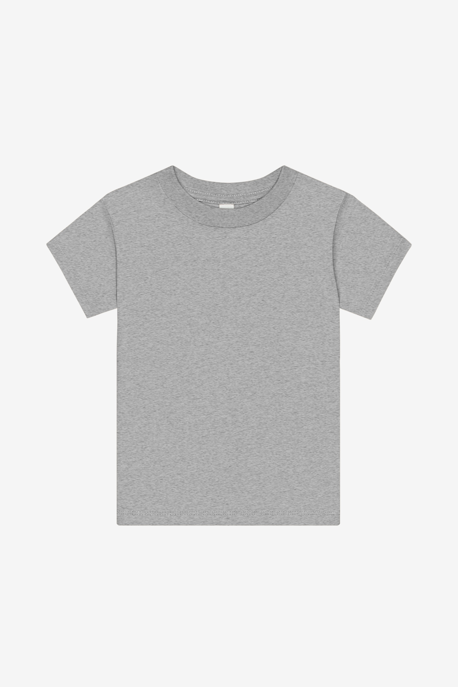 BELLA+CANVAS Toddler Crew Neck Personalized Short Sleeve T-Shirt, Create Your Own Designs, Atheltic Heather, 5T